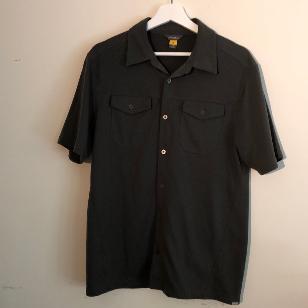 Eddie Bauer short sleeve Departure Shirt, size M